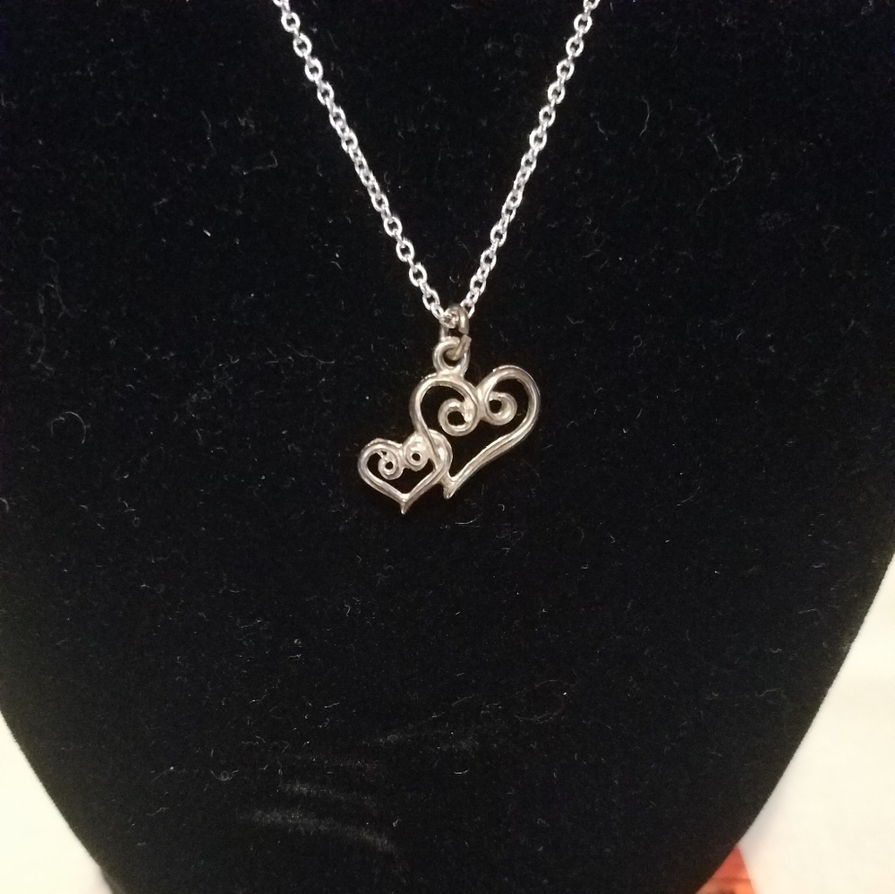 Double Heart Necklace